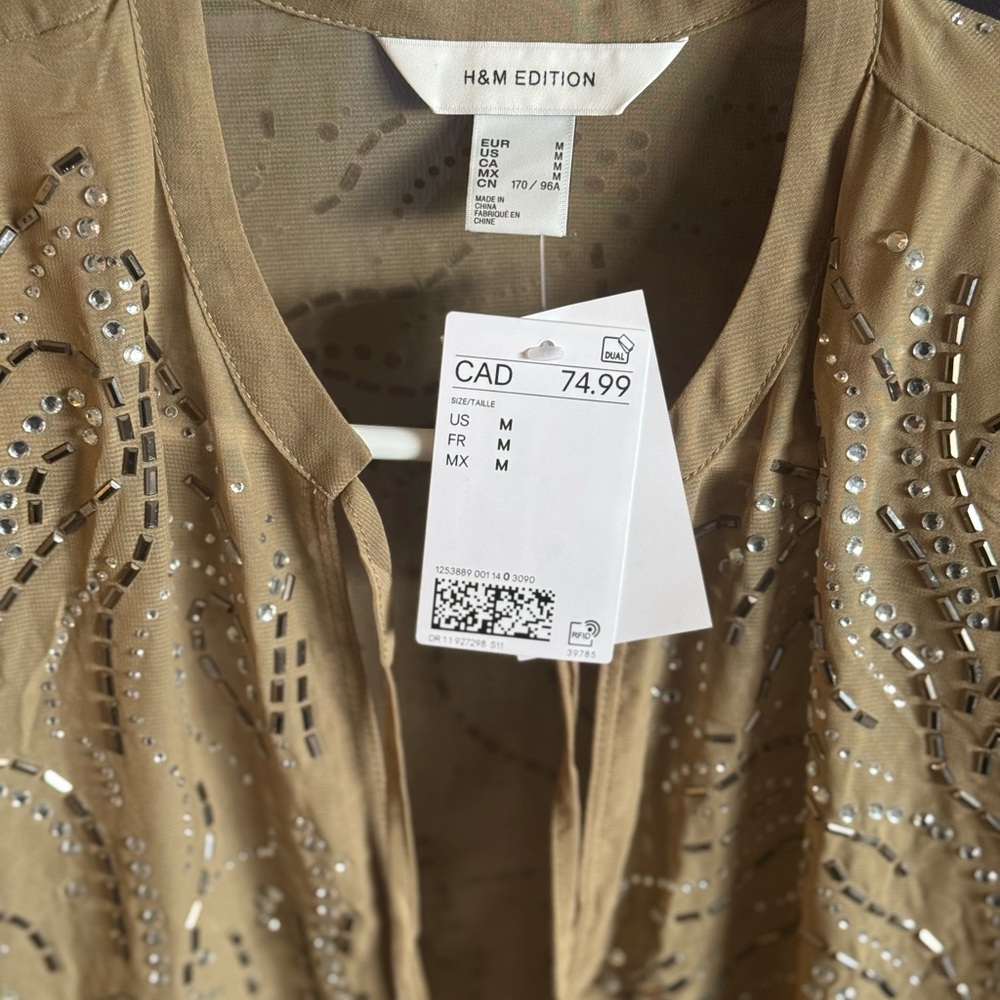 H&M Rhinestone- Embellished Blouse - Picture 5 of 5